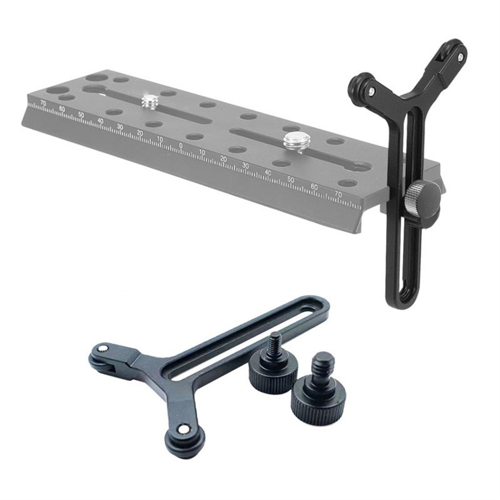 Y Shape Double Wheel Bracket Height Adjustable For DJI Rs3 Gimbal Plate