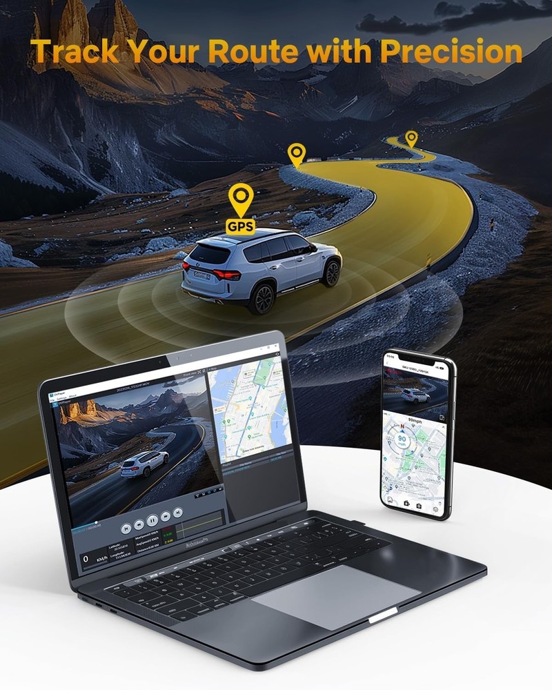Advanced 4K Dash Camera with Wide Angle & G-Sensor – Full Vehicle Protection