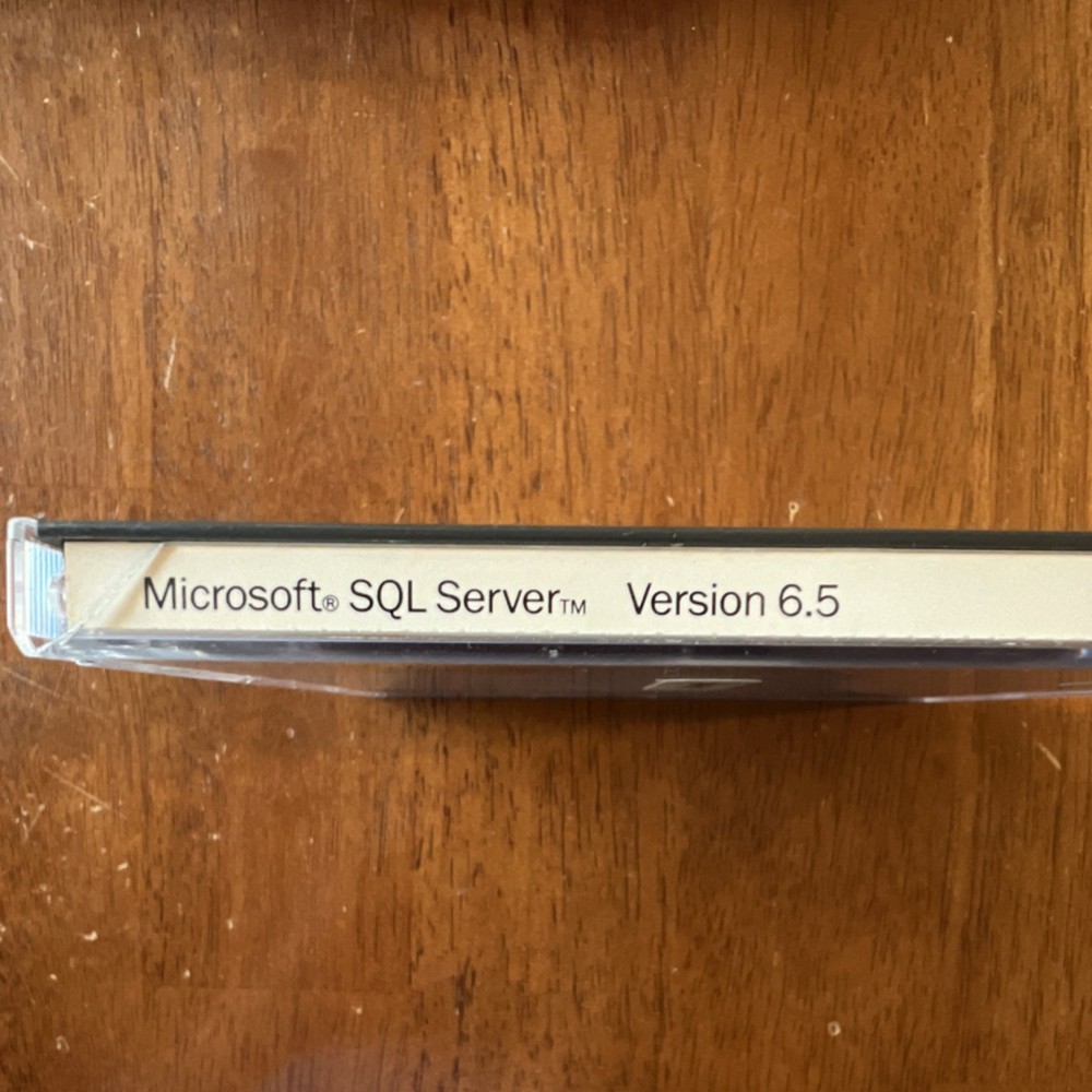 Microsoft SQL Server Version 6.5 with Service Pack 3 CD English Database Mgmt