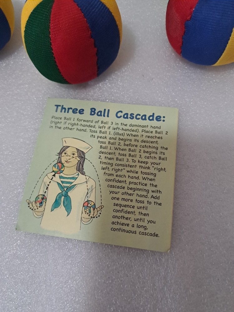 Authentic Models It's - A - Toss - Up Juggling Balls With Box & Instructions