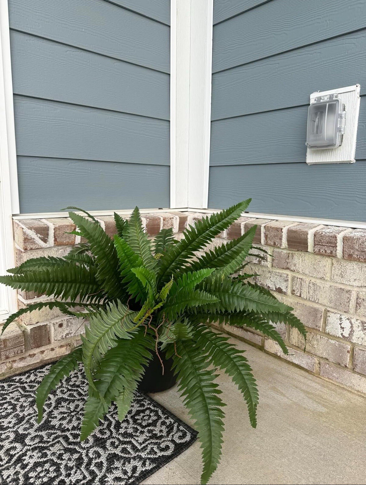 48" Boston Fern Artificial Bush Plant Pack 2. Retail $103