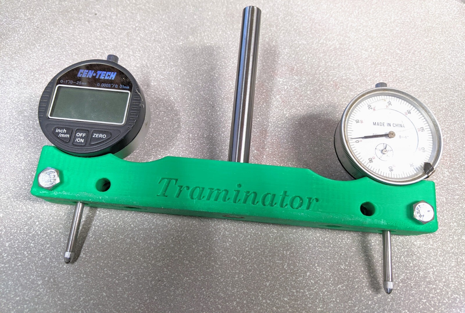 Traminator Spindle Square Tramming Tool 0.50" shank for mill drill press lathe