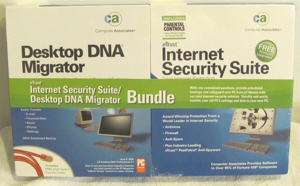 eTrust Internet Security Suite & Desktop DNA Migrator Bundle (Discontinued!)