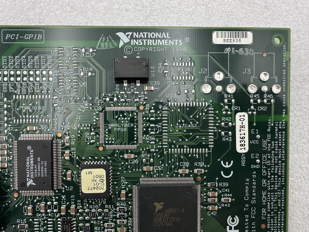 National Instruments PCI-GPIB 183617H-01 Data DAQ PCI Interface Card
