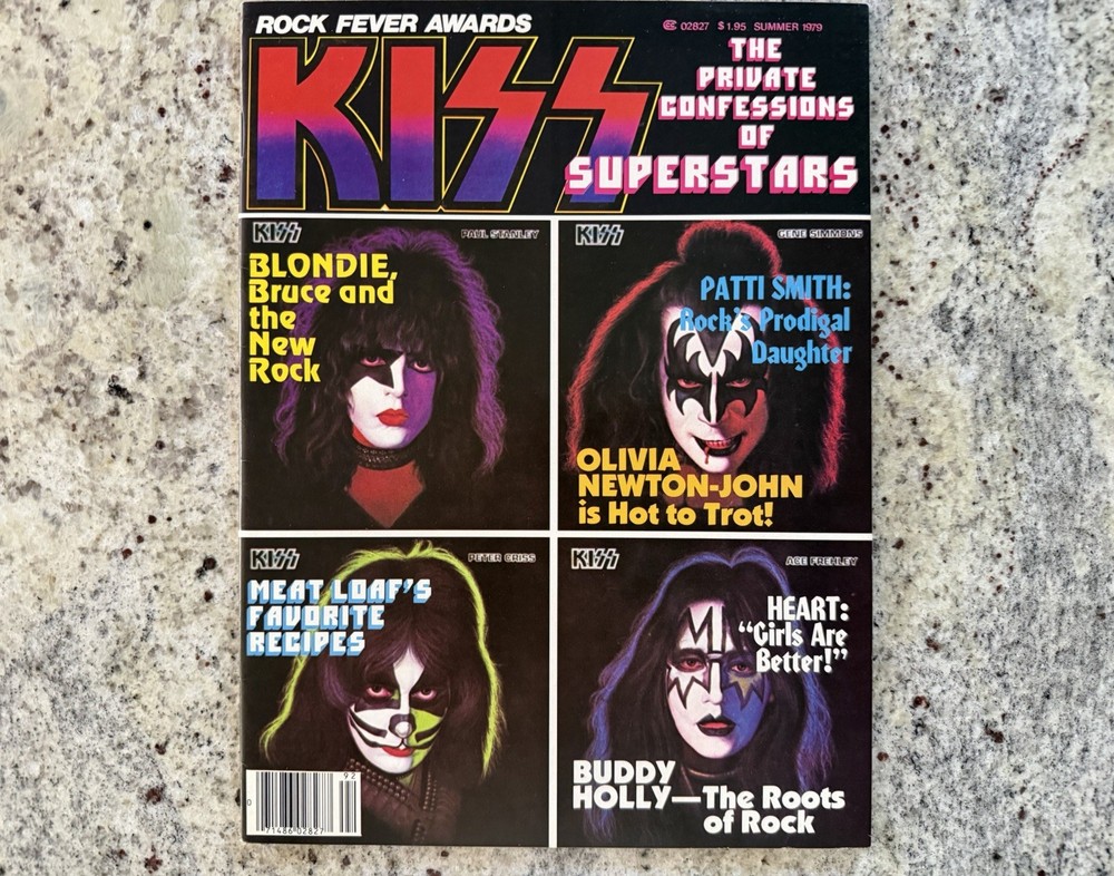 KISS 1979 SUPERSTARS KISS MAGAZINE GENE PAUL ACE PETER AUCOIN VINTAGE MEGA RARE