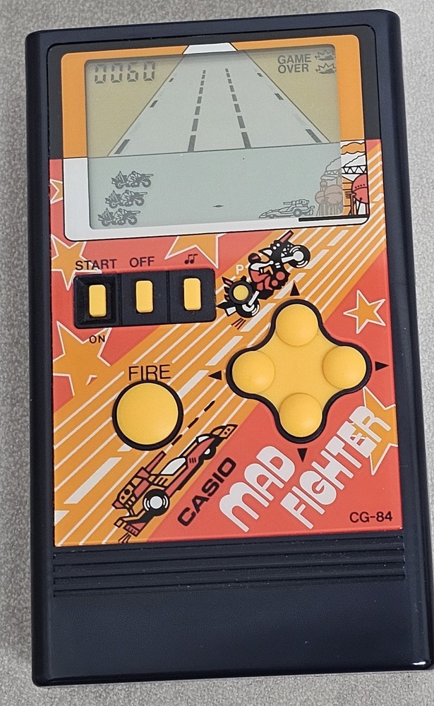 Casio Electronic Game Mad Fighter CG-84 Mint