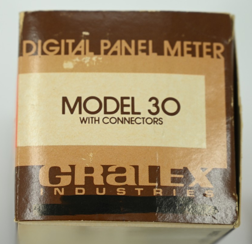 GRALEX Industries Model 30 Digital Panel Meter NEW in Box