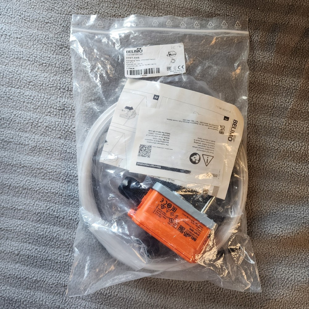 Belimo 01MT-5M5 Average Temperature Sensor Passive, NTC10k3 (Precon), 20ft Probe