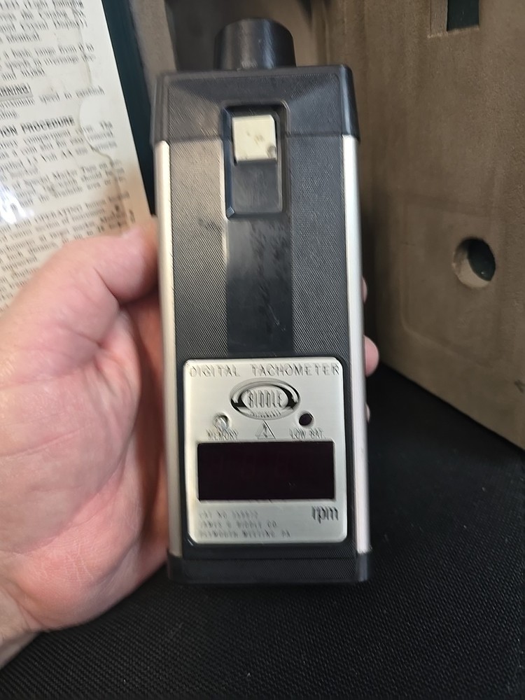 Biddle Instruments Cat. No. 359972 Digital Tachometer With Case