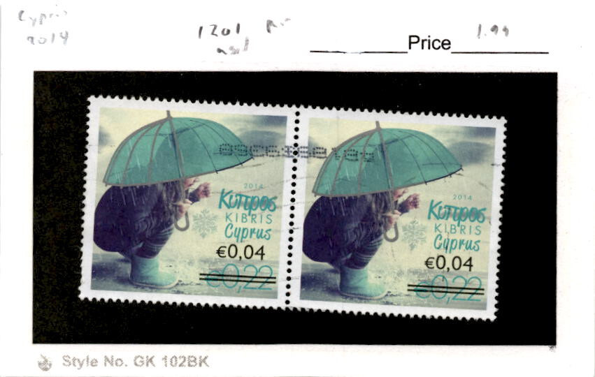 Cyprus, Postage Stamp, #1201 Pair Used, 2014