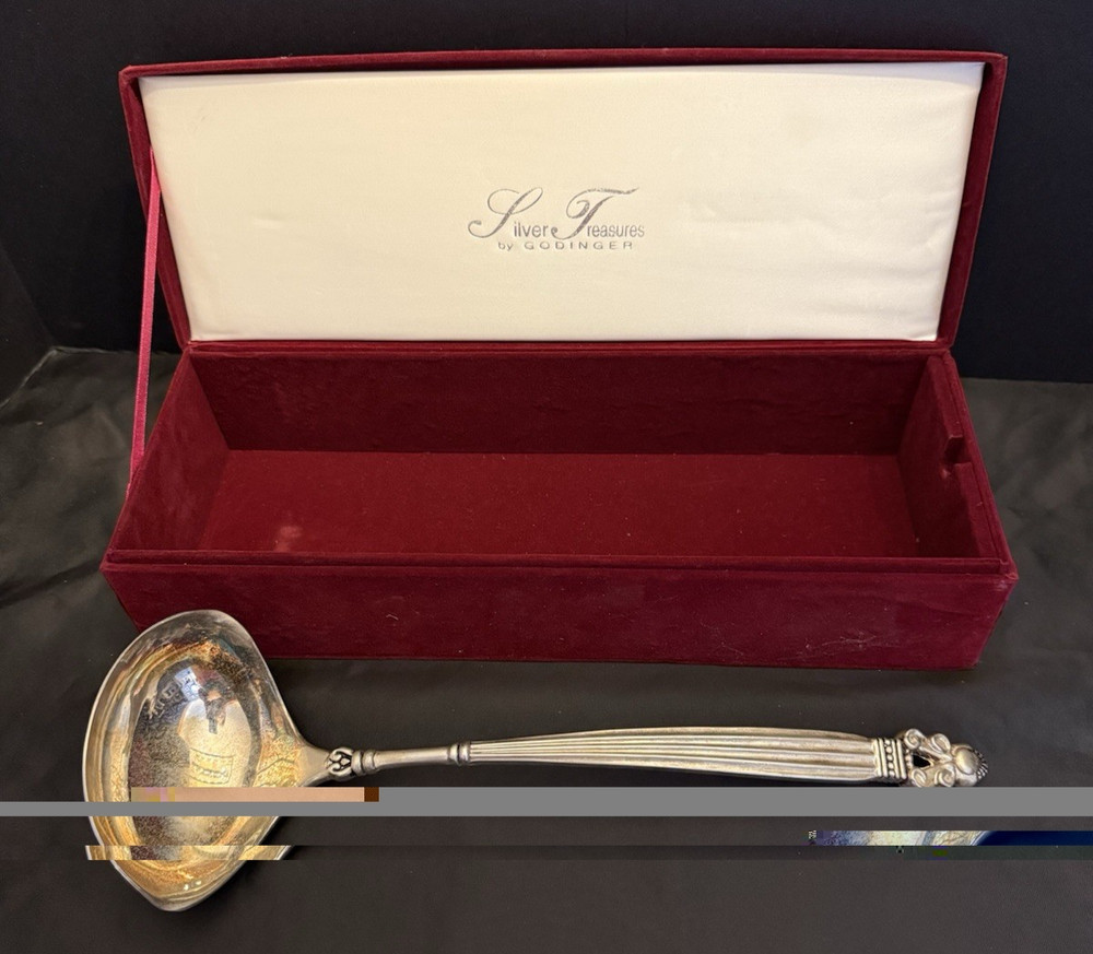 Godinger Silver Art Co. Olde Copenhagen Large Silver Plated 12.25" Soup Ladle