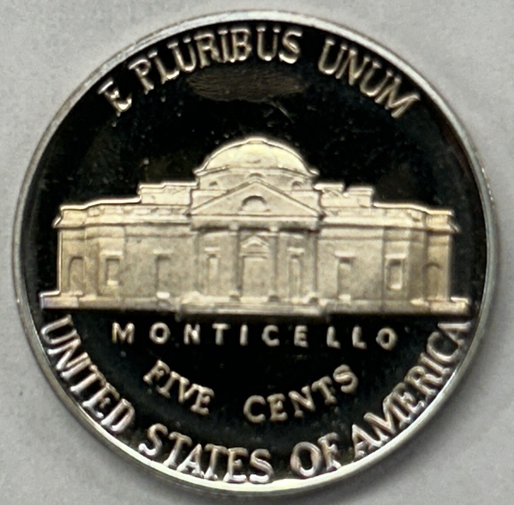 1982 S Proof Jefferson Nickel - Five Cent Coin from Proof Set