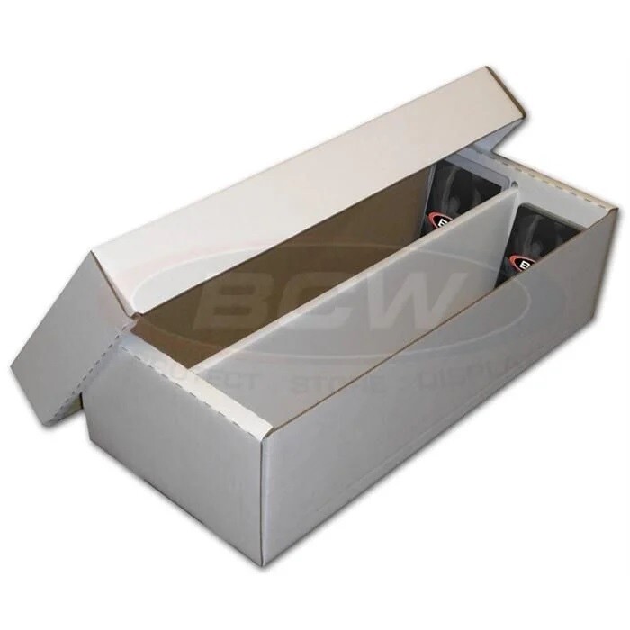 BCW Shoe Storage Box (1,600 CT.)) Holds over 300 3x4 toploads