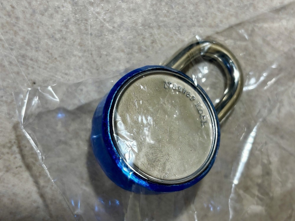 3 Master Locks Combination Red Blue Purple