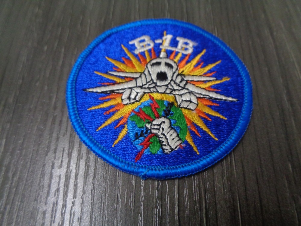 US AIR FORCE PATCH-B-1B STRATEGIC AIR COMMAND-ORIGINAL USAF VARIANT NEW