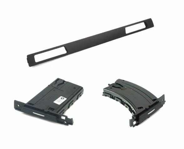 NEW**Genuine BMW E90 E91 E92 E93 Left & Right Cup Holder Set W/ Trim Panel Black