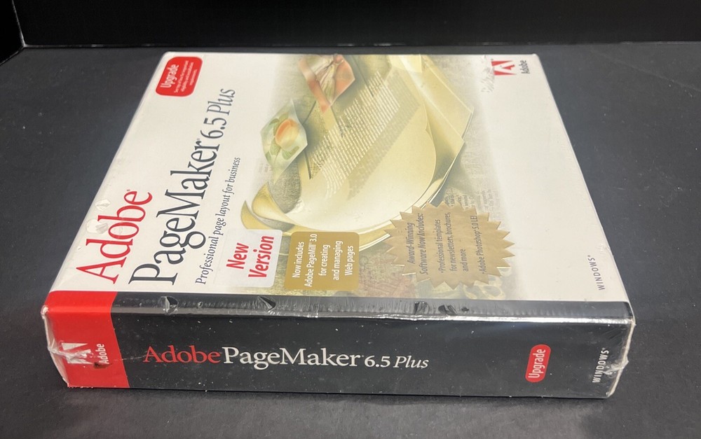 Adobe PageMaker 6.5 Plus Windows Upgrade Professional Page Layout Software
