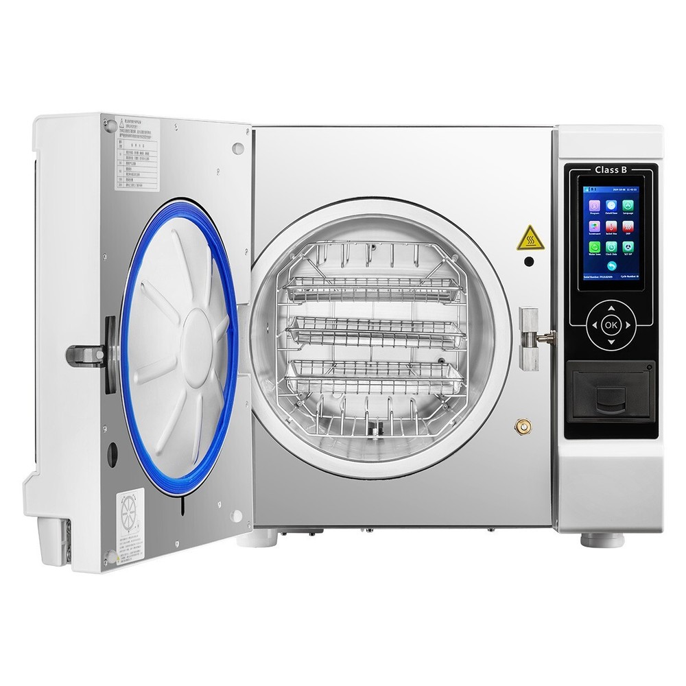 Dental Lab Portable Pre-vacuum Steam Sterilizer Class B Sterilization Automatic