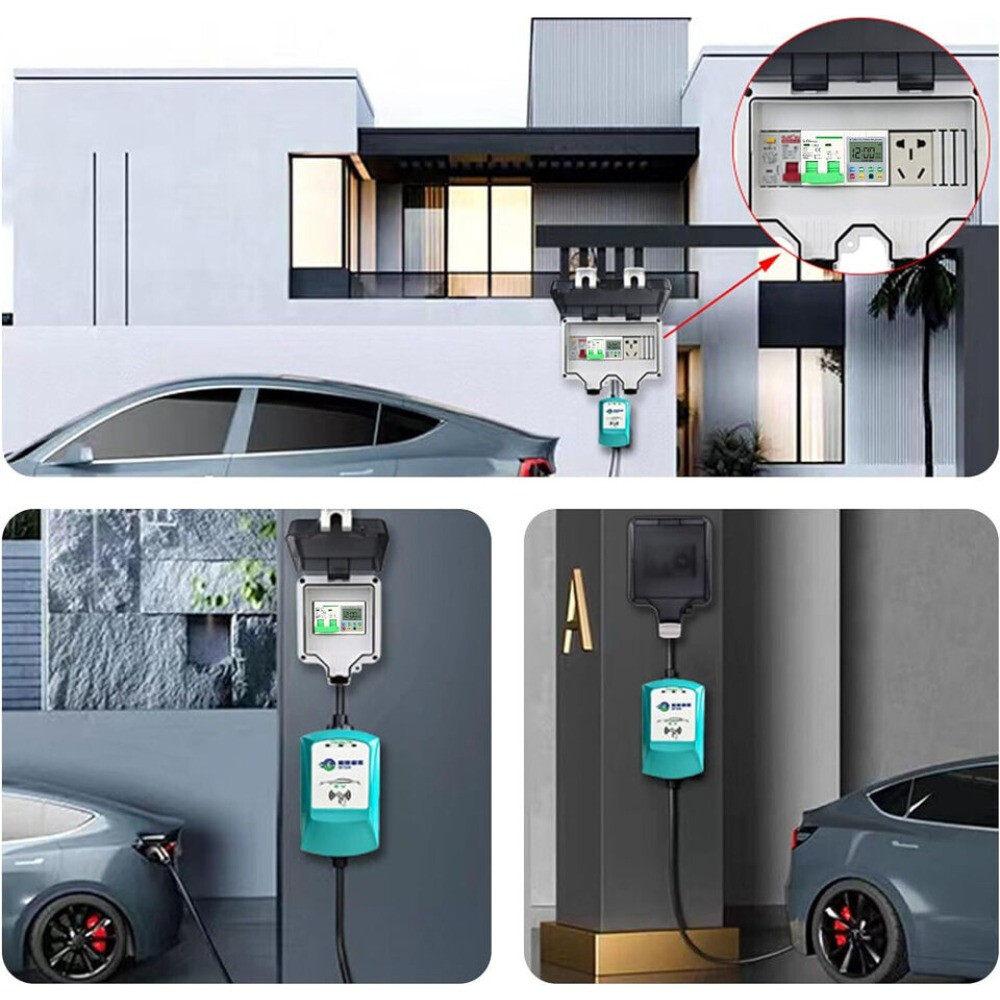 Timer Switch Circuit Breaker Automatic Timer Over Under Voltage Time Protection