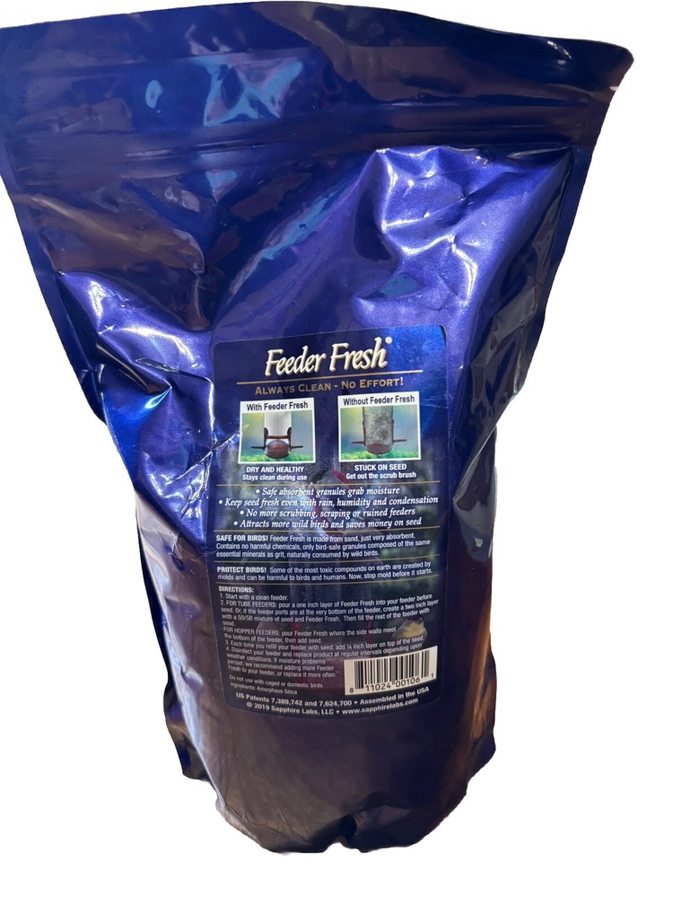 Feeder Fresh Bird Feeder and Seed Protector | Keeps Bird Seed for 16 oz