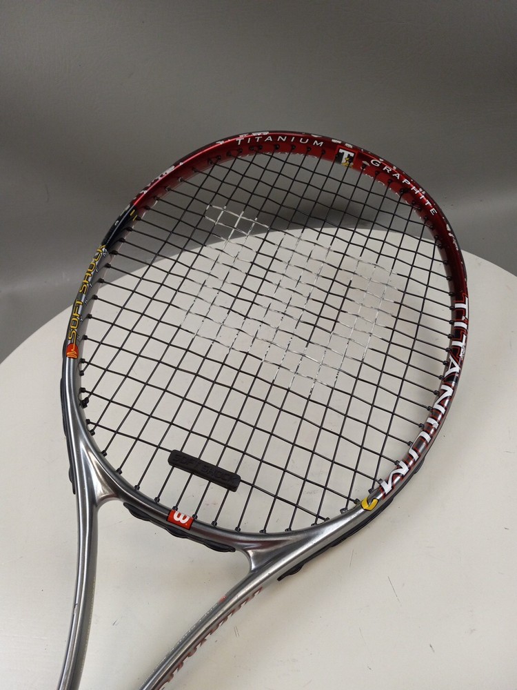 Wilson Tennis Racket Graphite Titanium 2 Soft Shock Slightly Used