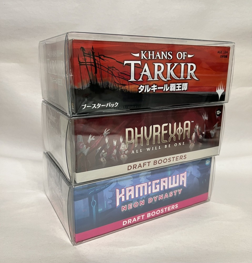 Magic the Gathering MTG Draft Booster Box Protective Case - Plastic Protector