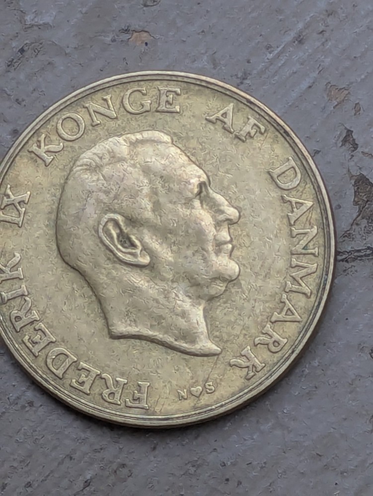 1948 Denmark 1 Krone World Coin