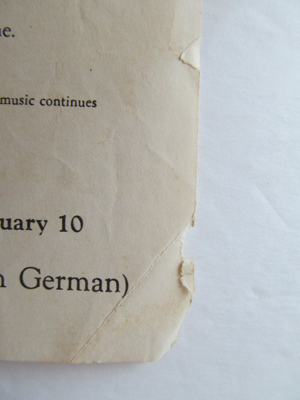 Program - Das Rheingold- 1939- Metropolitan Opera Philadelphia - Nissen, Vogel