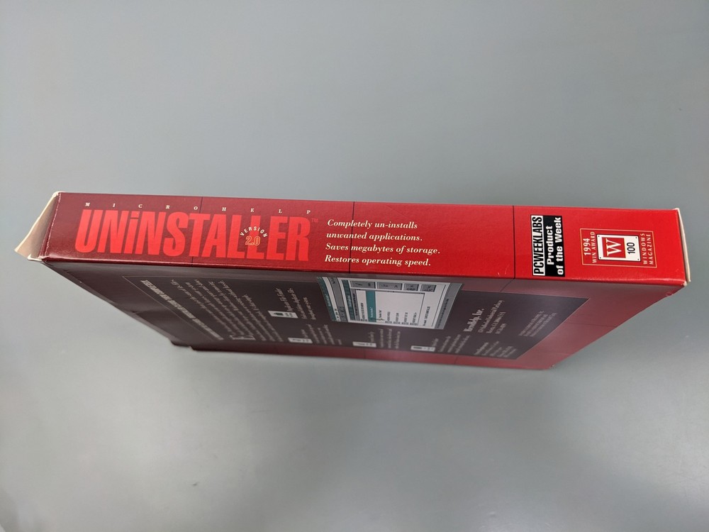 MicroHelp Uninstaller 2.0 ~ Retro PC Cleaner Software