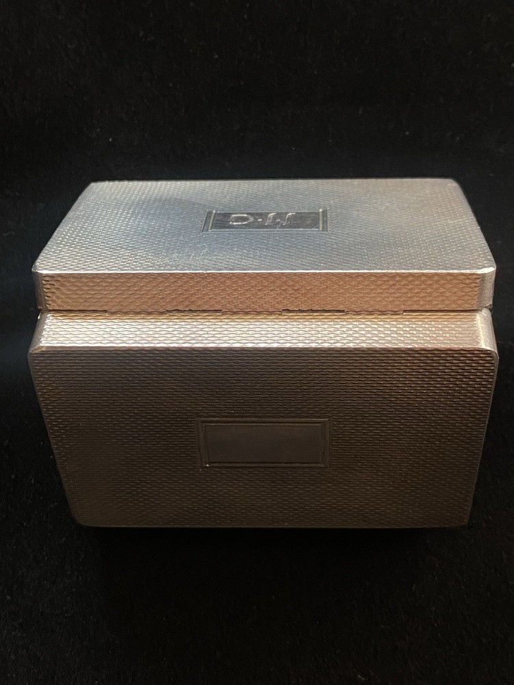Rare Gallagher Sterling Silver Engine Turned Box by Peter John Doherty 2001