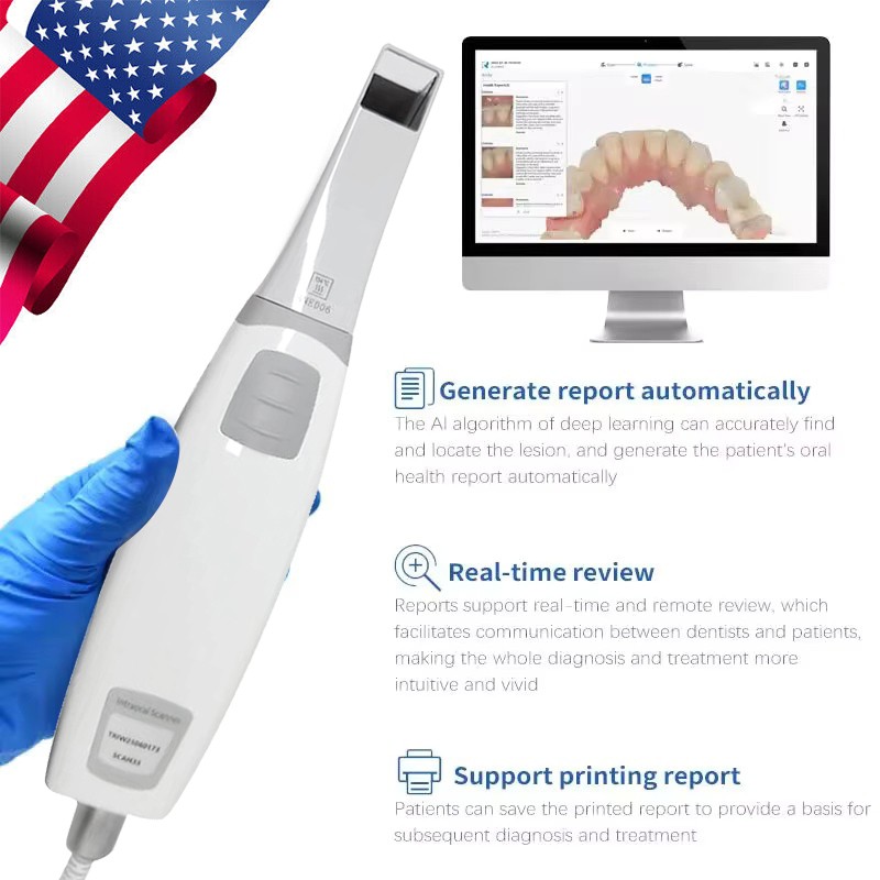 Factory Price 3D Oral Fast Speed Digital Dentist 3D Dental Intraoral Scanner