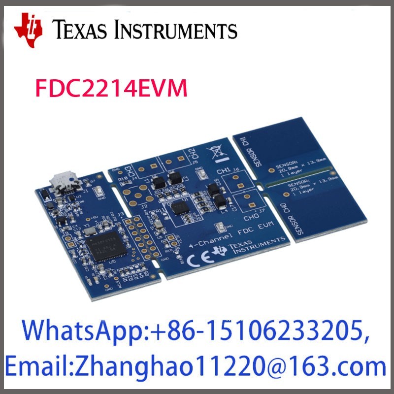 In-stock FDC2214EVM four-channel two-capacitor sensor FDC2214 evaluation module