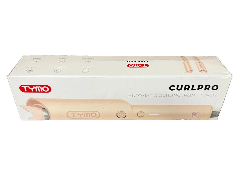 Tymo 1" Inch Barrel Tangle Free Curl Pro Automatic Curling Iron Open Box