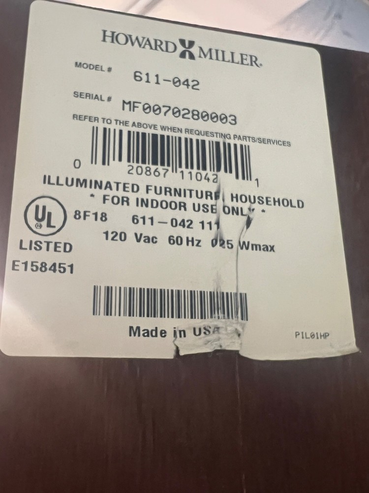 79th Anniversary Howard Miller Grandfather clock