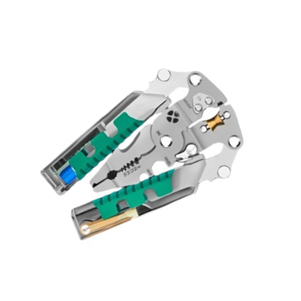 1× Multi-Functional Fold Wire Stripper Scissor With Electrical Test & Voltage