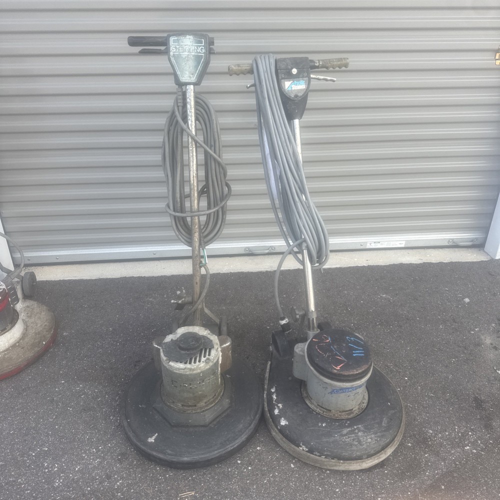 2X FLOOR BUFFER / POLISHER - TERING 20’’ And PACIFIC STEAMEX  AS IS
