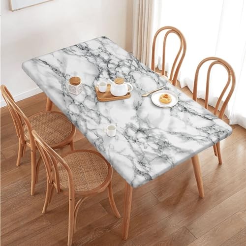 Black and White Marble 48" x 30" (Rectangular) Marble(black and White)