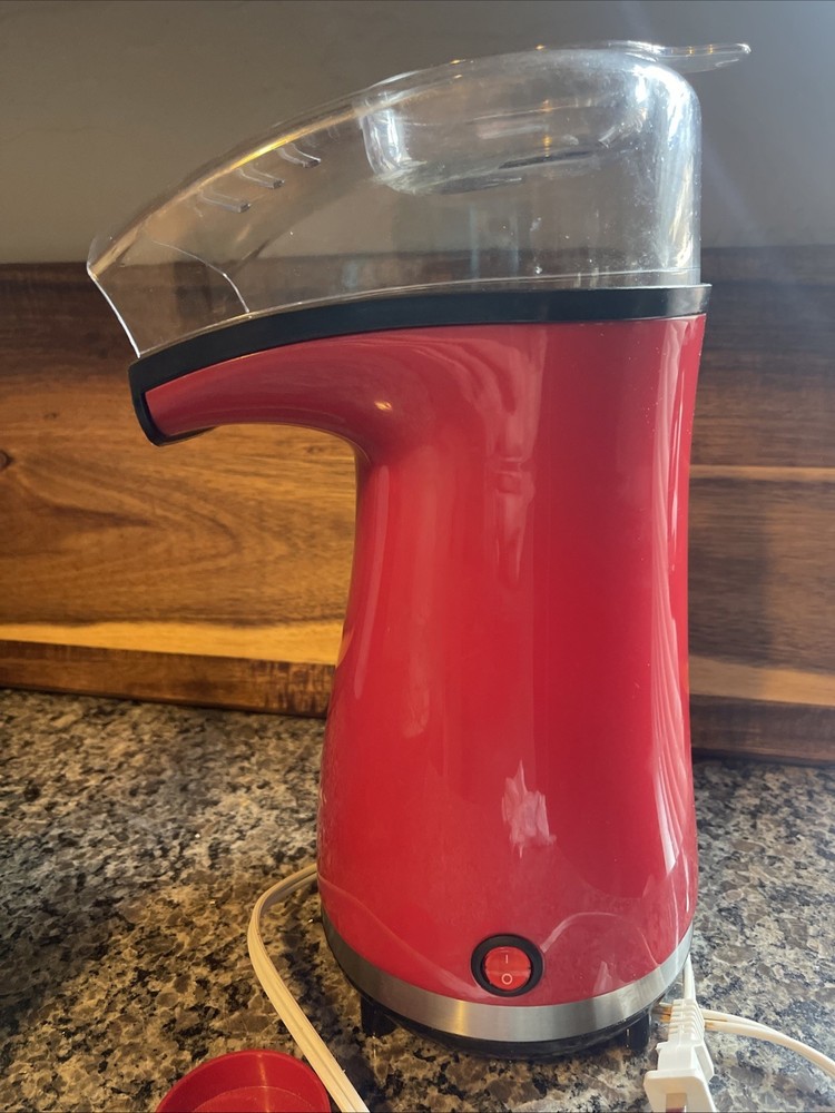 Red Nostalgia Air Popper Maker Works