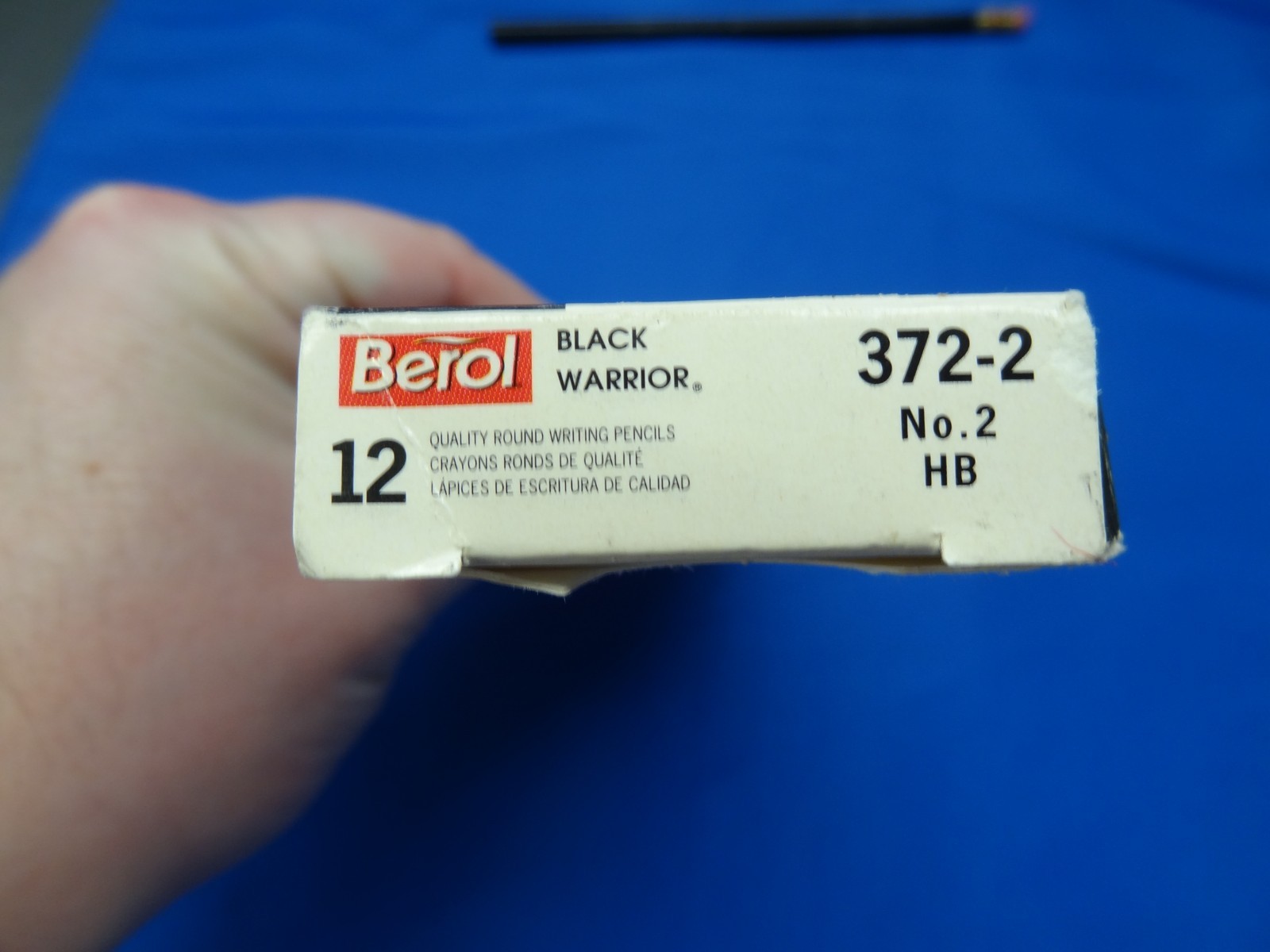 Berol (46) Black Warrior No. 2 HB Pencil Round Writing 372-2 Medium-Soft 1992
