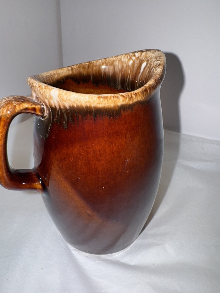 HULL Pottery Pitcher Brown creamer