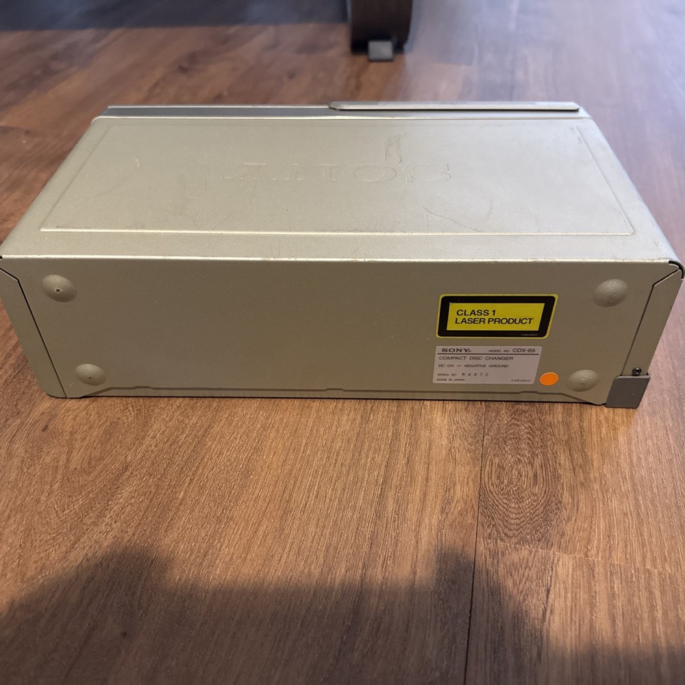 VINTAGE SONY CDX-65 10 DISC CAR AUDIO CD CHANGER UNTESTED