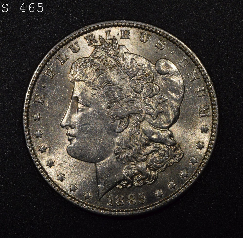 1885 Morgan Silver Dollar "VCH BU"
