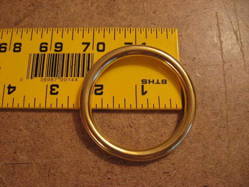 2" Solid Brass O Rings SCA (Pack Of 5)