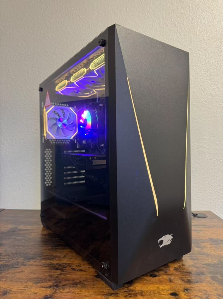 Custom PC ARGB Gaming Desktop Computer i7 32GB RAM 2TB SSD RTX 3050 Win11