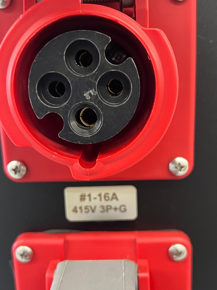 LEX PH032W3 Power Distribution Box , S203UP-K16A BREAKERS. 32A, 3-PHASE, 415 VAC