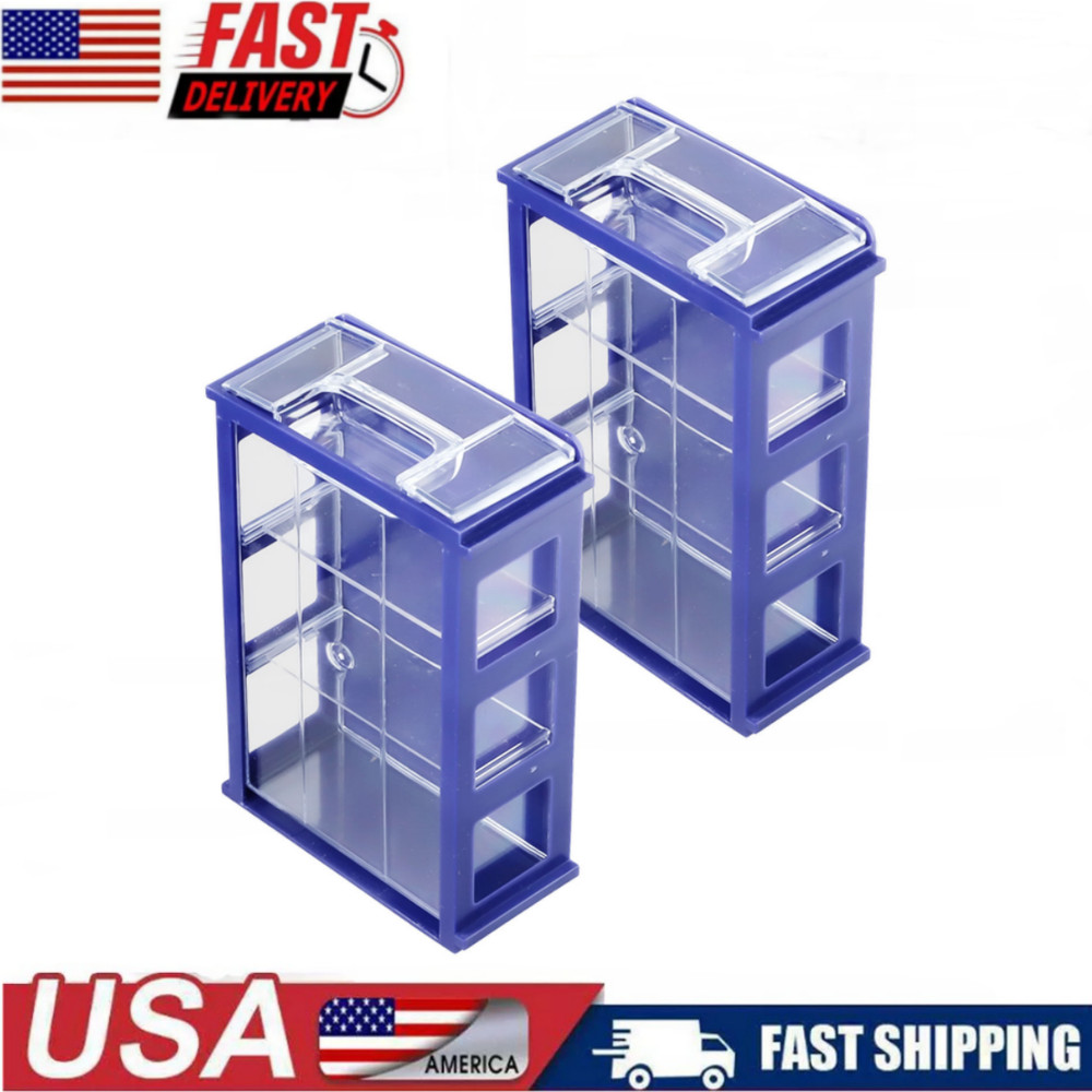 1PC Stackable Plastic Hardware Parts Storage Boxes Component Screws Toolbox