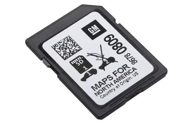 Genuine GM Navigation Data Card 86780809