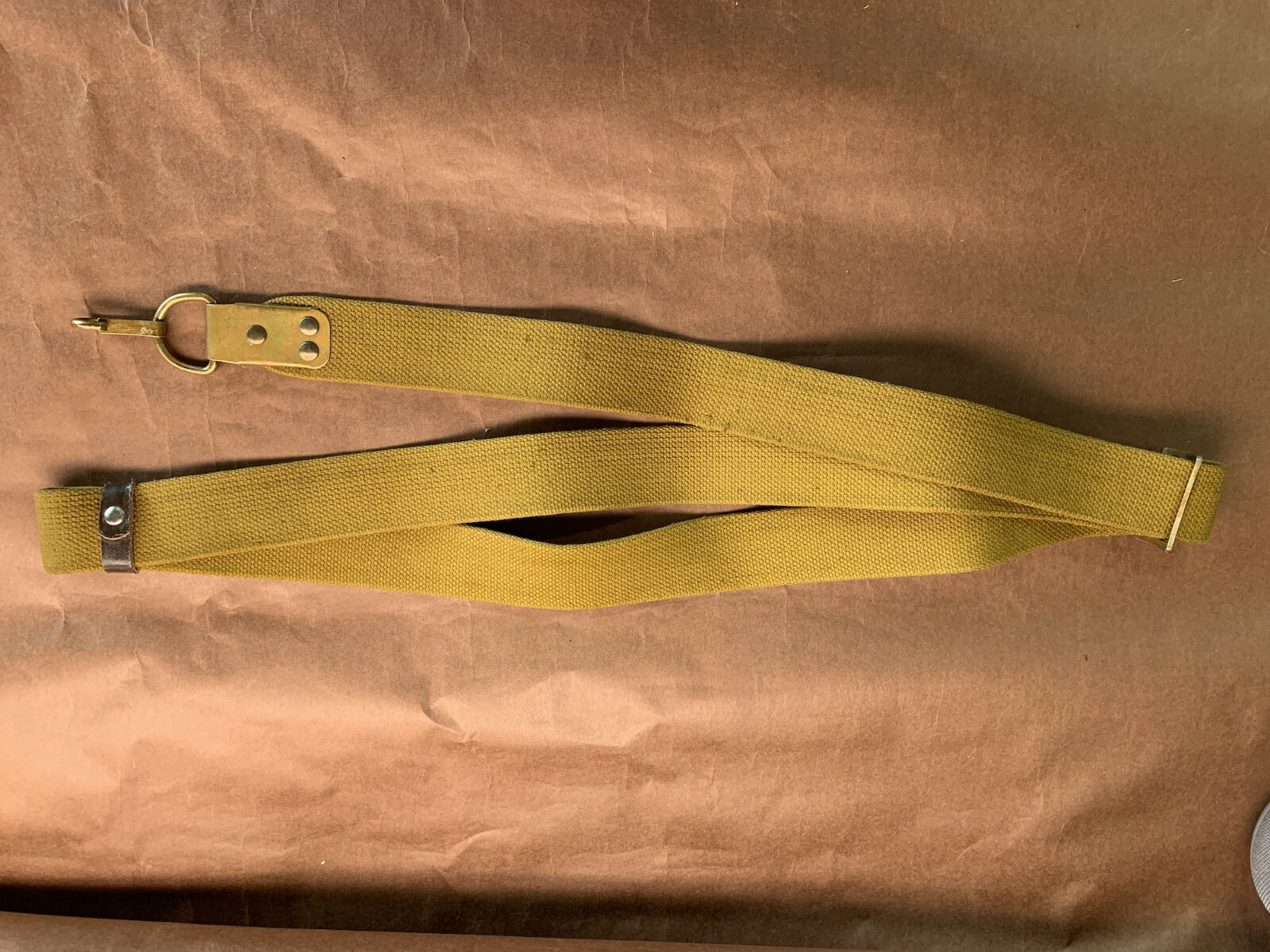 Original Soviet/Russian single hooked canvas sling for USSR sporting & hunting.