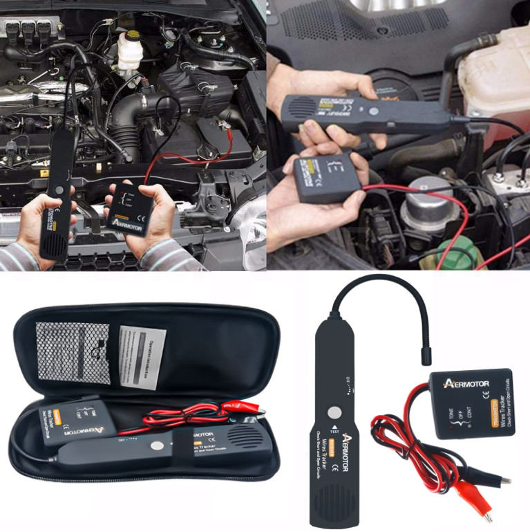 Short Circuit and Cable Detector for Checking Short Circuits and Interruptions