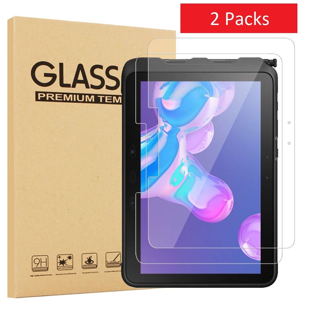 2 PCS Tempered Glass Screen Protector for Samsung Galaxy Tab Active4 Pro (10.1")